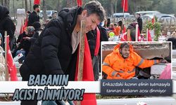 Enkazdaki kızının elini tutan babanın acısı dinmiyor