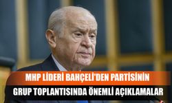 MHP Lideri Bahçeli'den Partisinin Grup Toplantısında Önemli Açıklamalar