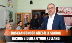 Başkan Güngör Ailesiyle Sandık Başına Giderek Oyunu Kullandı