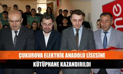 Çukurova Elektrik Anadolu Lisesine Kütüphane Kazandırıldı