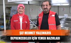 Şef Mehmet Yalçınkaya Depremzedeler İçin Yemek Hazırladı