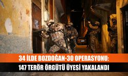 34 ilde BOZDOĞAN-30 operasyonu: 147 terör örgütü üyesi yakalandı