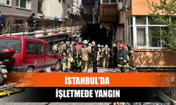 İstanbul'da İşletmede Yangın