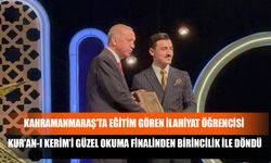 Kahramanmaraş’ta Eğitim Gören İlahiyat Öğrencisi Kur'an-I Kerim’i Güzel Okuma Finalinden Birincilik İle Döndü