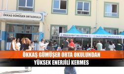 Ökkaş Gümüşer orta okulundan yüksek enerjili kermes