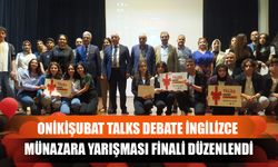 Onikişubat Talks Debate İngilizce Münazara Yarışması Finali Düzenlendi