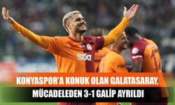 Konyaspor'a Konuk Olan Galatasaray, Mücadeleden 3-1 Galip Ayrıldı