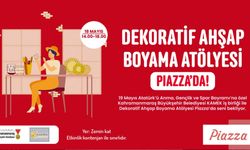 Ahşap Boyama Atölyesi Piazza’da Vatandaşlarla Buluşacak