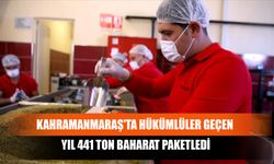 Kahramanmaraş'ta Hükümlüler Geçen Yıl 441 Ton Baharat Paketledi