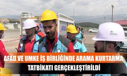 Afad Ve Umke İş Birliğinde Arama Kurtarma Tatbikatı Gerçekleştirildi