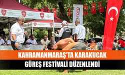Kahramanmaraş'ta Karakucak Güreş Festivali düzenlendi