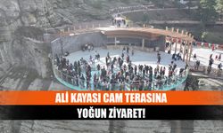 Ali Kayası Cam Teras ve sosyal tesislere yoğun ilgi!