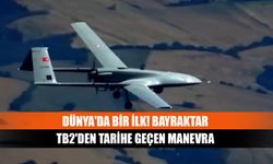 Dünya'da bir ilk! Bayraktar TB2'den tarihe geçen manevra