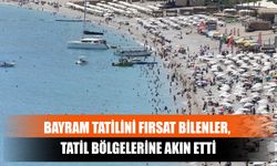 Bayram Tatilini Fırsat Bilenler, Tatil Bölgelerine Akın Etti