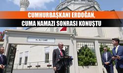 Cumhurbaşkanı Erdoğan, cuma namazı sonrası konuştu