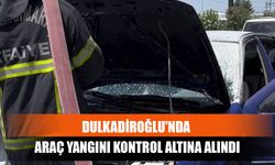 Dulkadiroğlu'nda Araç Yangını Kontrol Altına Alındı