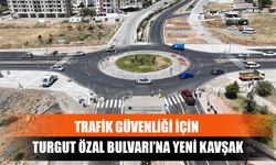 Trafik Güvenliği İçin Turgut Özal Bulvarı’na Yeni Kavşak