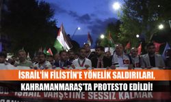 İsrail'in Filistin'e Yönelik Saldırıları, Kahramanmaraş'ta Büyük bir katılımla Protesto Edildi!