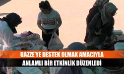 Gazze'ye destek olmak amacıyla anlamlı bir etkinlik düzenledi