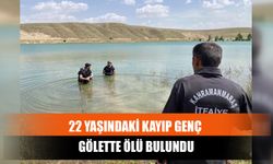 22 Yaşındaki Kayıp Genç Gölette Ölü Bulundu