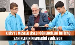 Meslek lisesi öğrencileri ihtiyaç sahiplerinin evlerini yeniliyor