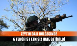Zeytin Dalı bölgesinde 6 terörist etkisiz hale getirildi
