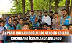 AK Parti Dulkadiroğlu İlçe Gençlik Kolları Çocuklara İkramlarda Bulundu