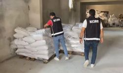 Mersin'de 50 ton sahte deterjan ele geçirildi