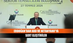 Erdoğan'dan ABD ve Netanyahu'ya sert eleştiriler