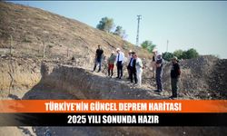 Türkiye'nin güncel deprem haritası 2025 yılı sonunda hazır