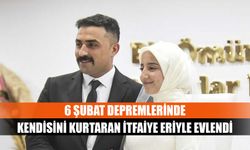 6 Şubat depremlerinde kendisini kurtaran itfaiye eriyle evlendi