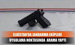 Elbistan’da Jandarma Ekipleri Uygulama Noktasında  Arama Yaptı