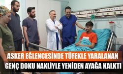 Asker Eğlencesinde Tüfekle Yaralanan Genç Doku Nakliyle Yeniden Ayağa Kalktı