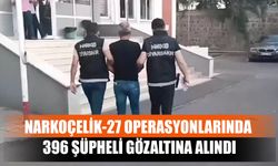 Narkoçelik-27 Operasyonlarında 396 Şüpheli Gözaltına Alındı