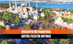 Ayasofya Meydanı'nda büyük Filistin mitingi