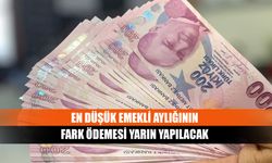 En düşük emekli aylığının fark ödemesi yarın yapılacak