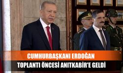 Cumhurbaşkanı Erdoğan Toplantı Öncesi Anıtkabir'e Geldi