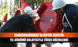 Kahramanmaraş'ta Büyük Zafer’in yıl dönümü dolayısıyla tören düzenlendi