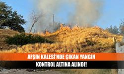 Afşin Kalesi'nde çıkan yangın kontrol altına alındı!