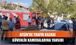 Afşin'de Trafik Kazası Güvenlik Kameralarına Yansıdı