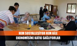 Hem sosyalleşiyor hem aile ekonomisine katkı sağlıyorlar