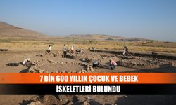 7 bin 600 yıllık çocuk ve bebek iskeletleri bulundu