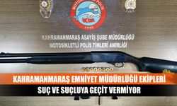 Kahramanmaraş Emniyet Müdürlüğü ekipleri suç ve suçluya geçit vermiyor