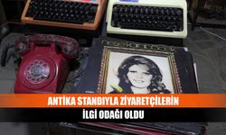 Antika standıyla ziyaretçilerin ilgi odağı oldu