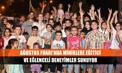 Ağustos Fuarı'nda miniklere eğitici ve eğlenceli deneyimler sunuyor