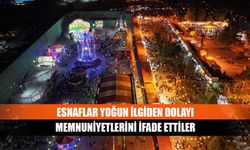 Esnaflar yoğun ilgiden dolayı memnuniyetlerini ifade ettiler