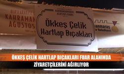 Ökkeş Çelik Hartlap Bıçakları Fuar alanında ziyaretçilerini ağırlıyor