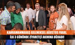 Kahramanmaraş Geleneksel Ağustos Fuarı, ilk 3 gününde ziyaretçi akınına uğradı!