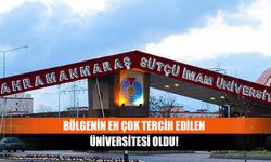 Bölgenin en çok tercih edilen üniversitesi oldu!