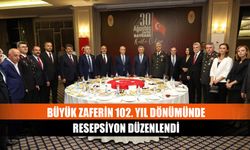 Büyük Zaferin 102. Yıl dönümünde resepsiyon düzenlendi